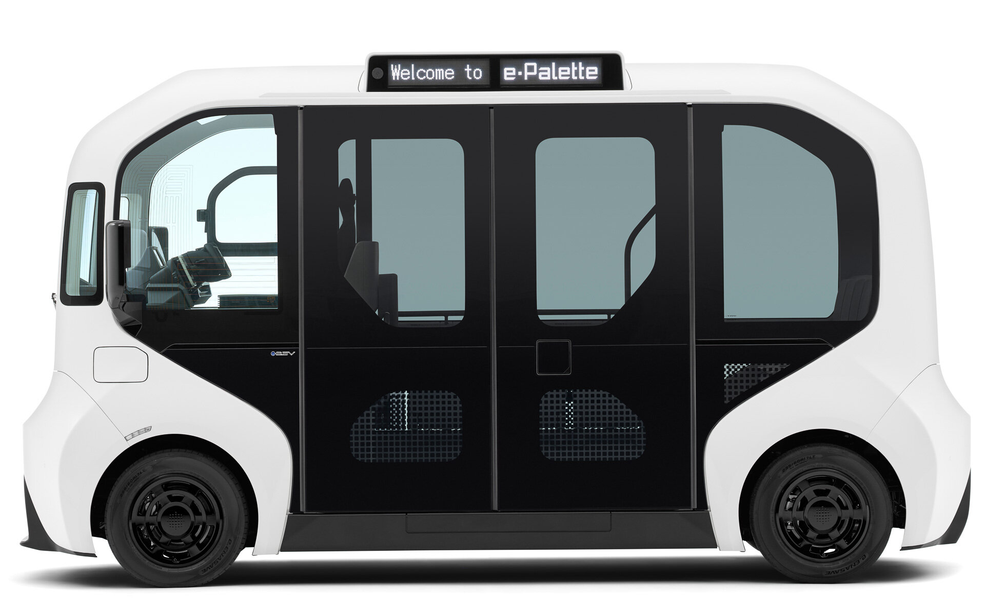 Toyota e-Palette: the electric bus of the future with autopilot and a 250 km range
