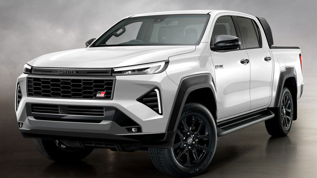 The new Toyota HiLux is being prepared for launch with a plug-in hybrid and an updated design