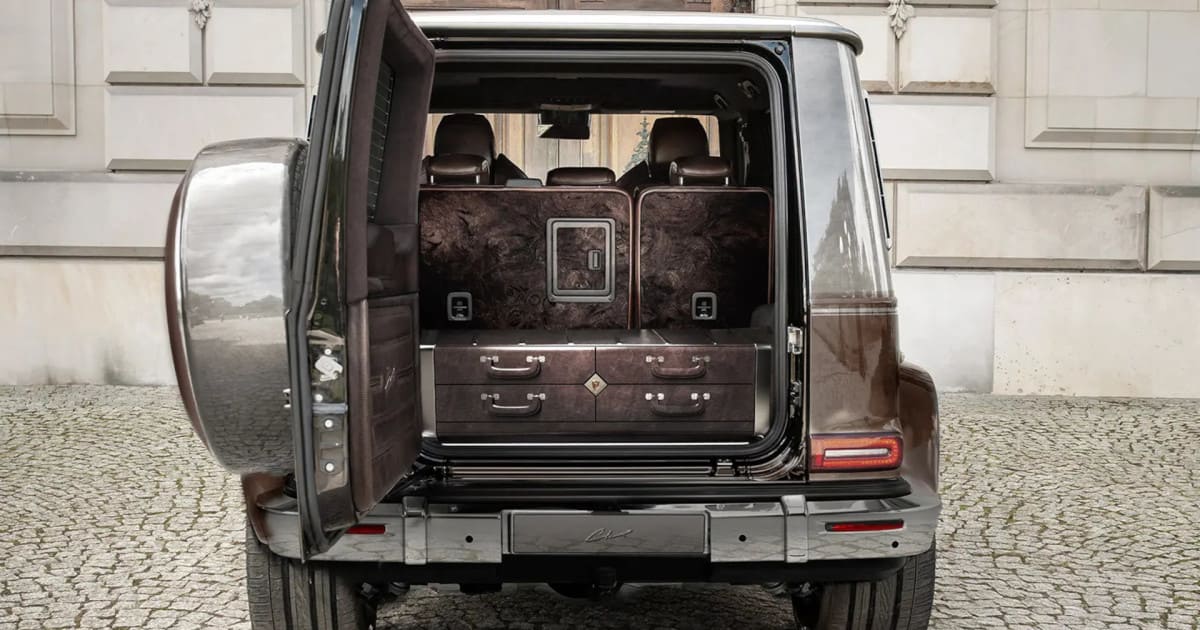 Роскошный охотничий Mercedes G-Viking: эксклюзивный «Гелик» с золотым оружием