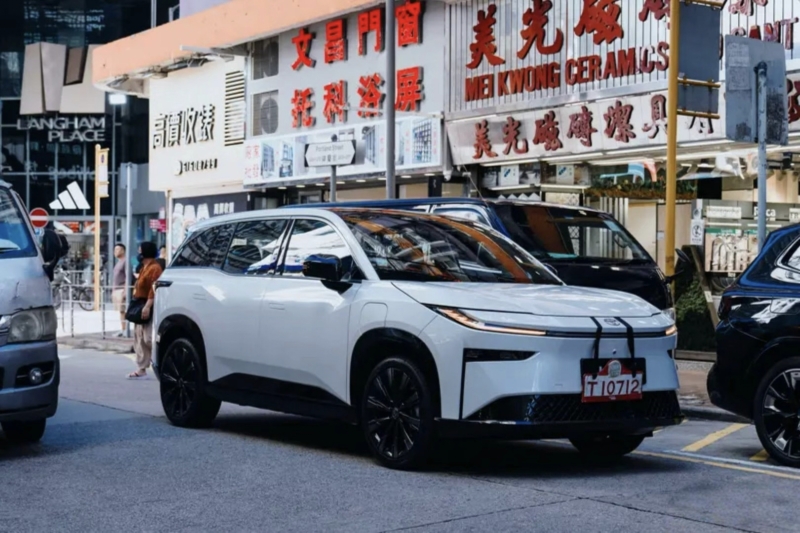 Toyota bZ3X стала самым доступным электромобилем бренда в Гонконге: запас хода — до 565 км (фото)