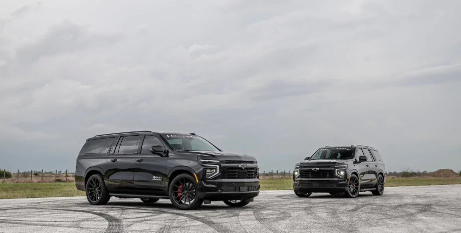 600+ hp and 0–100 in 4.5 seconds: the tuned Chevrolet Tahoe and Suburban Hennessey H600 unveiled