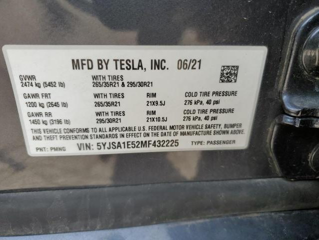 Tesla Model S 2021 Plaid Tesla Model S 2021 Plaid