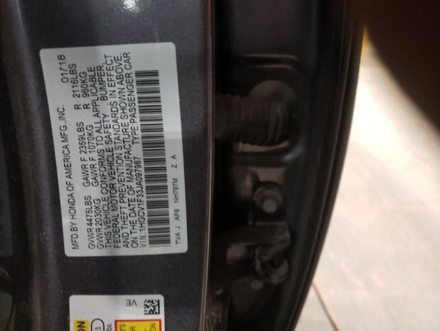 Honda Accord 2018 Sport Honda Accord 2018 Sport