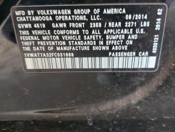 Volkswagen Passat 2015 S Volkswagen Passat 2015 S