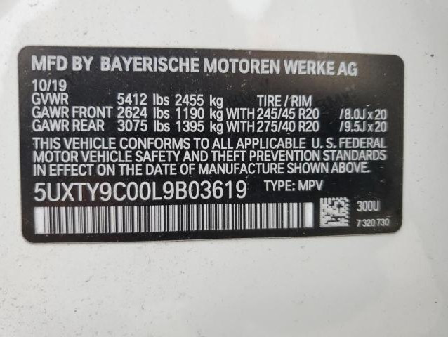 BMW X3 2020 XDRIVEM40I BMW X3 2020 XDRIVEM40I