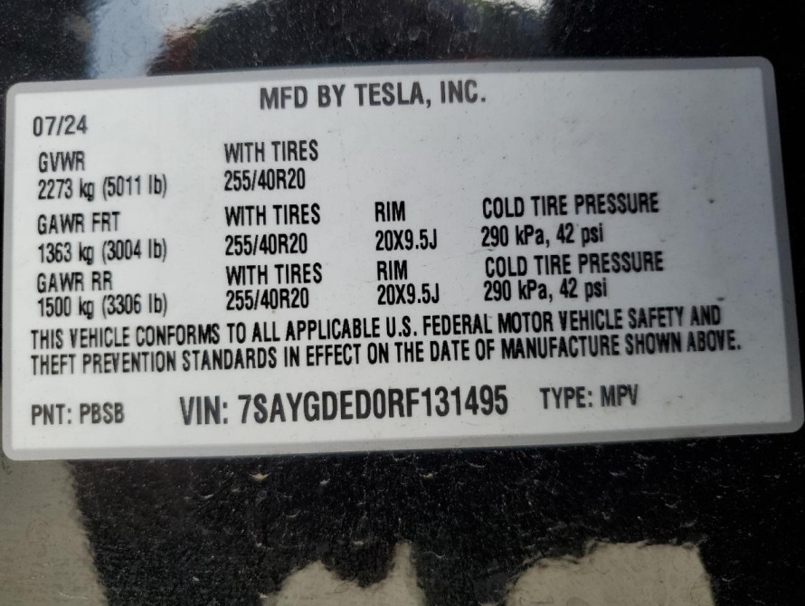 Tesla Model Y 2024 Tesla Model Y 2024